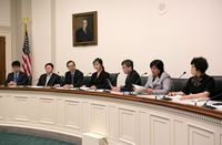 thumb Speakers at the “Human Rights Atrocities in China—Bringing Perpetrators to Justice” forum, which was held in the Rayburn House Office Building on May 26, 2016.
