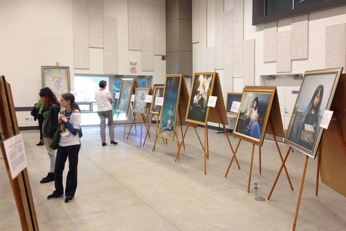 The Art of Zhen, Shan, Ren International Exhibition displayed in Exibition Hall.