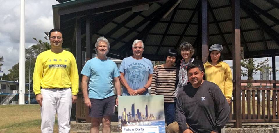 Community leader supports the practice site at Gold Coast, Queensland