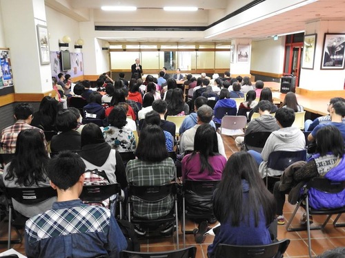 Screening of Human Harvest: China’s Illegal Organ Trade at National Chung Cheng University Library on December 8, 2016.