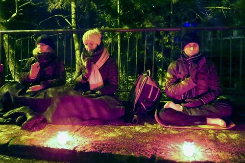 2c3010bd65b7479cf55340b06acad539 Falun Gong Practitioners quietly meditating in front of the Chinese Embassy in Bratislava, Slovakia to continue to raise awareness of the brutal persecution of Falun Gong in China.