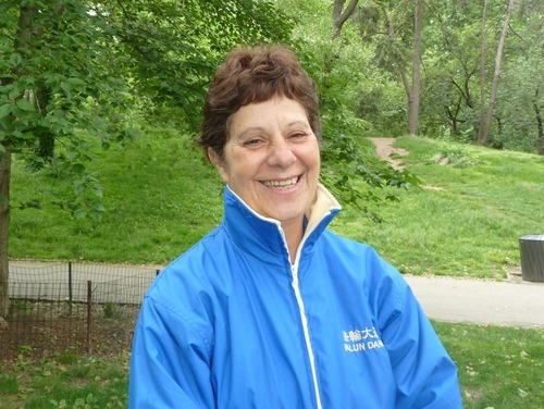Nadia says Falun Gong has kept her young and healed her gum disease.