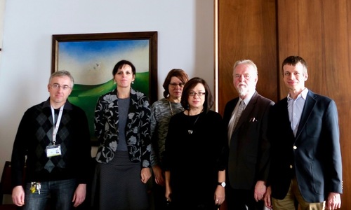 96602ddf4688fe5843d7abfa1a0a4cae From left to right: Mr. Ivan Kuhn (assistant to Mr. Osuský), Mr. Renáta Kaščáková (MP, SaS party), Mrs. Anna Verešová (MP, OLaNO party), Mrs. Zuzana Zimenova (MP, independent), Mr. Peter Osusky (MP, SaS party), Mr. Marek Tatarko (Slovak Falun Gong Association).