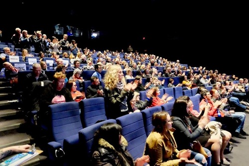 Audience members applauded Letter From Masanjia at the 25th Hot Docs Festival at TIFF Bell Lightbox in Toronto.
