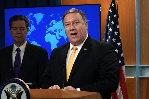 b4dcff8bfbed1dd2fcfc73e591ad0153 U.S. Secretary of State Mike Pompeo: “The United States will not stand by as spectators” to violations of religious freedom.