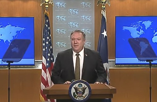 78ef93da86e3dd47a6d6a9a3b3b8226d U.S. Secretary of State Mike Pompeo at the press conference on June 10, 2020.