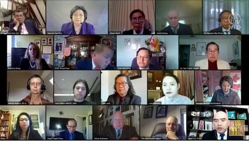 Conference on the CCP’s Forced Organ Harvesting by the International Coalition to End Transplant Abuse in China on February 24, 2021.