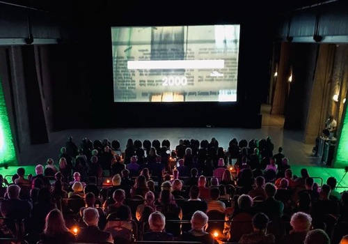 Screening of “Ask No Questions” during the Beholders film festival on October 13, 2021.