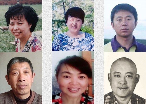 Falun Gong practitioners persecuted to death in July and August 2021Upper row (left to right): Zhou Xianwen, Fu Guihua, Sun XiujunLower row (left to right): Chu Liwen, Ma Ying, Guo Qi