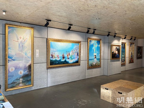 The Art of Zhen-Shan-Ren (Truth-Compassion-Forbearance) International Exhibition was held at The Box in Athens, Greece