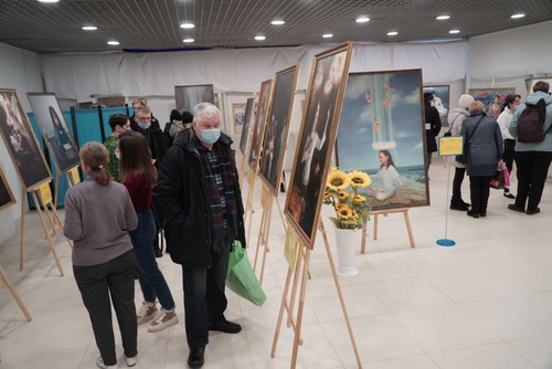 The Art of Zhen-Shan-Ren Exhibition held in Moscow’s All-Russian Exhibition Centre on December 18-19, 2021