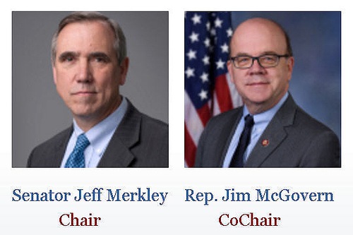 This report was issued by U.S. Senator Jeff Merkley (D-OR) and U.S. Representative James McGovern (D-MA), Chair and Cochair of the commission.