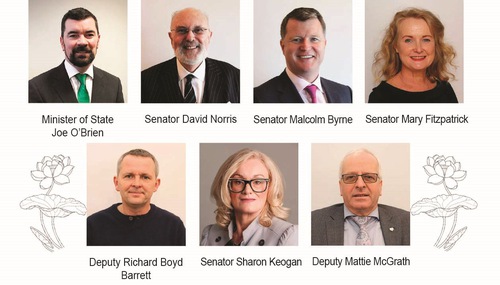 Members of Parliament of Ireland who expressed their support.