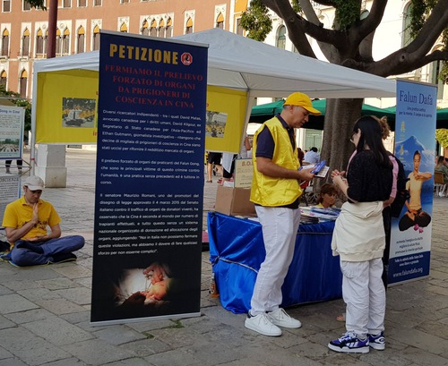 Practitioners held events in Piazza San-Marco in Venice on August 20 and September 3.