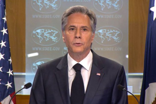 U.S. Secretary of State Antony Blinken spoke about the 2022 Country Reports on Human Rights Practices at a press conference on March 20, 2023.