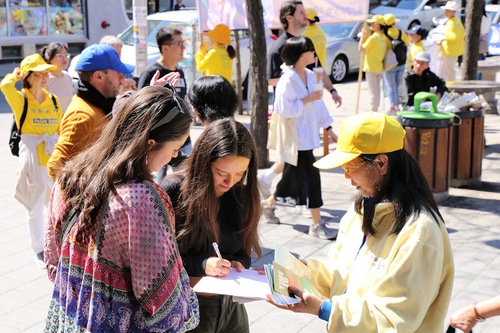 People signed the petition to stop the persecution.