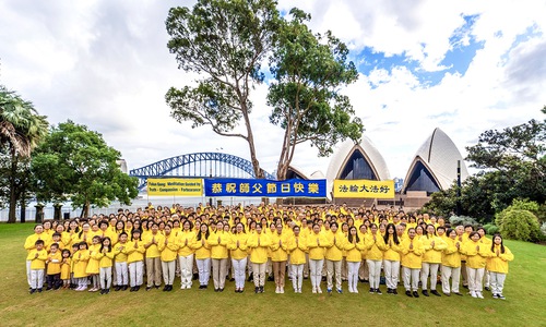 Practitioners in Sydney wish Master Li a Happy Birthday