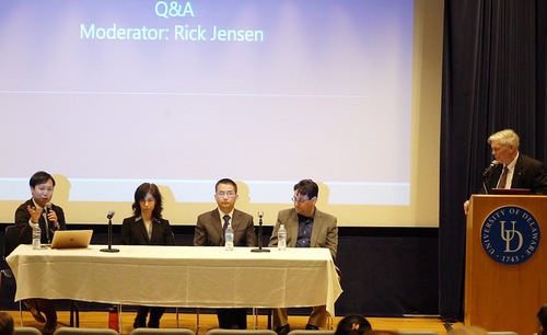 Panel discussion following the screening of the Medical Genocide documentary.