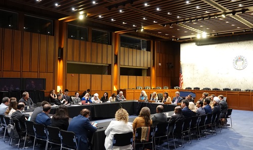 A round table meeting at the U.S. Senate Hart Office Building on May 23, 2023