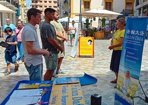 Three young men were interested in learning the exercises