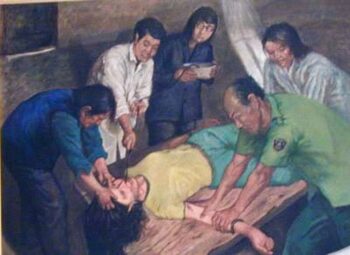 Torture illustration: Force-feeding