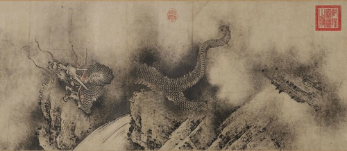 Nine-dragon scroll by Chen Rong in the Song Dynasty (partial)