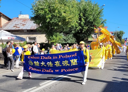 Practitioners participate in the festival.