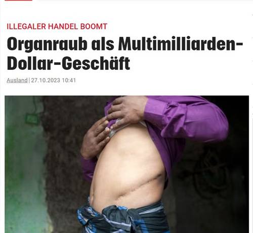 The Austrian newspaper Kronen Zeitung published an online report titled “Live Organ Harvesting as a Billion-Dollar Business.” (Screenshot of the website)