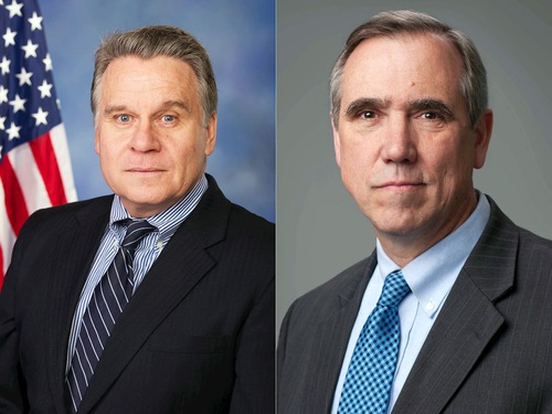 CECC Chair Chris Smith (left), a Republican Representative, and co-chair Jeff Merkley (right), a Democratic Senator