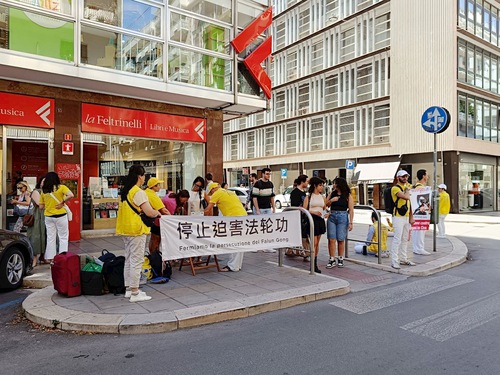 Practitioners held activities in Bari during the G7 Summit on June 14.
