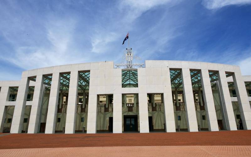 Parliament House in Canberra.