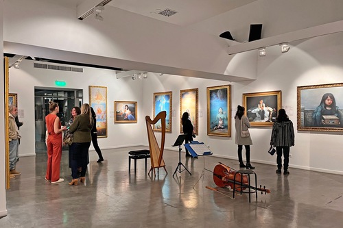 The Art of Zhen Shan Ren International Exhibition at the Blender Gallery in Gkyfada, Athens