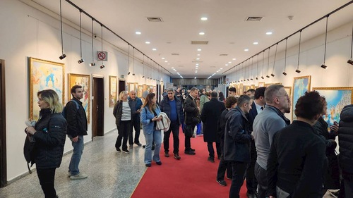 The Art of Zhen Shan Ren International Exhibition was held at the Akatlar Cultural Centre in Istanbul, January 10 to 16, 2025.