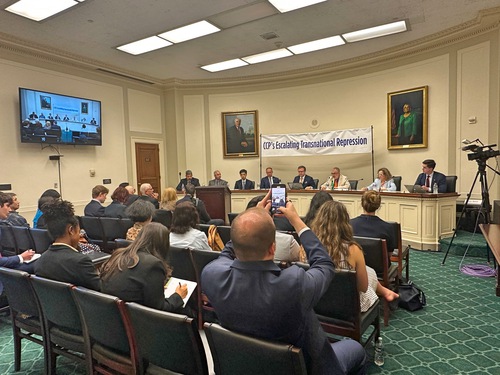 The CCP’s Escalating Transnational Repression Forum was held at the U.S. Capitol on June 6, 2025.